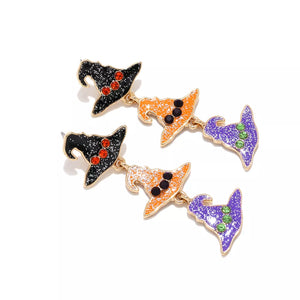 18K Gold-Plated, Resin, Zinc alloy, Rhinestone Care instructions: Avoid wearing earrings in purple with straight silhouette