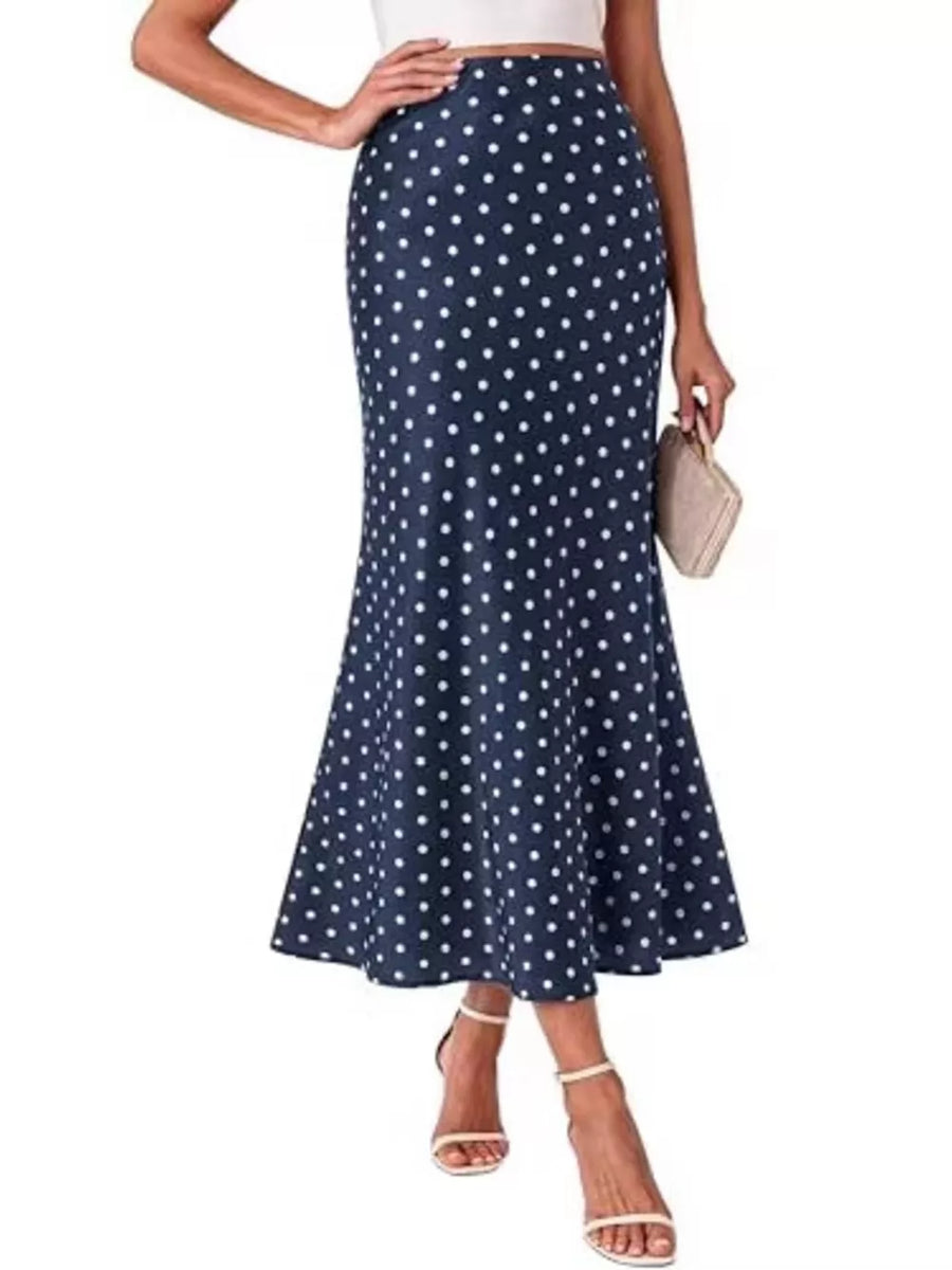 Black midi skirt with not lined and sleeveless