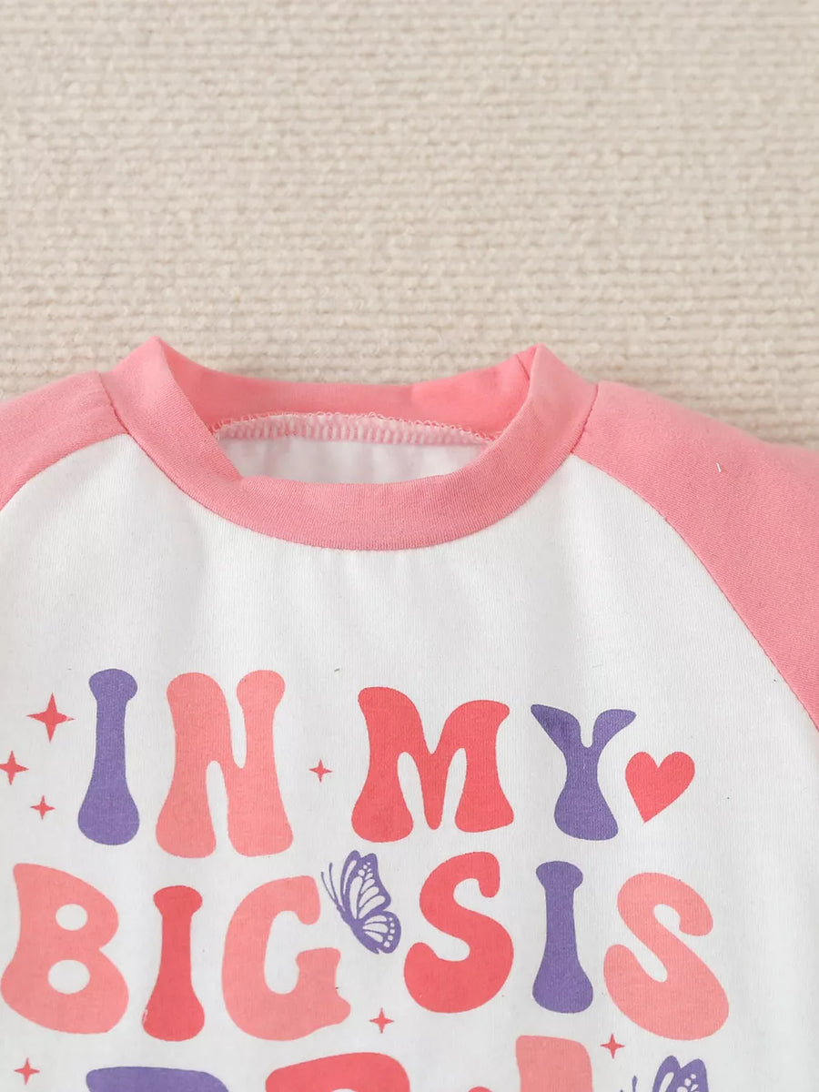 Children's Letter Graphic Tee And Shorts Set in this colorway