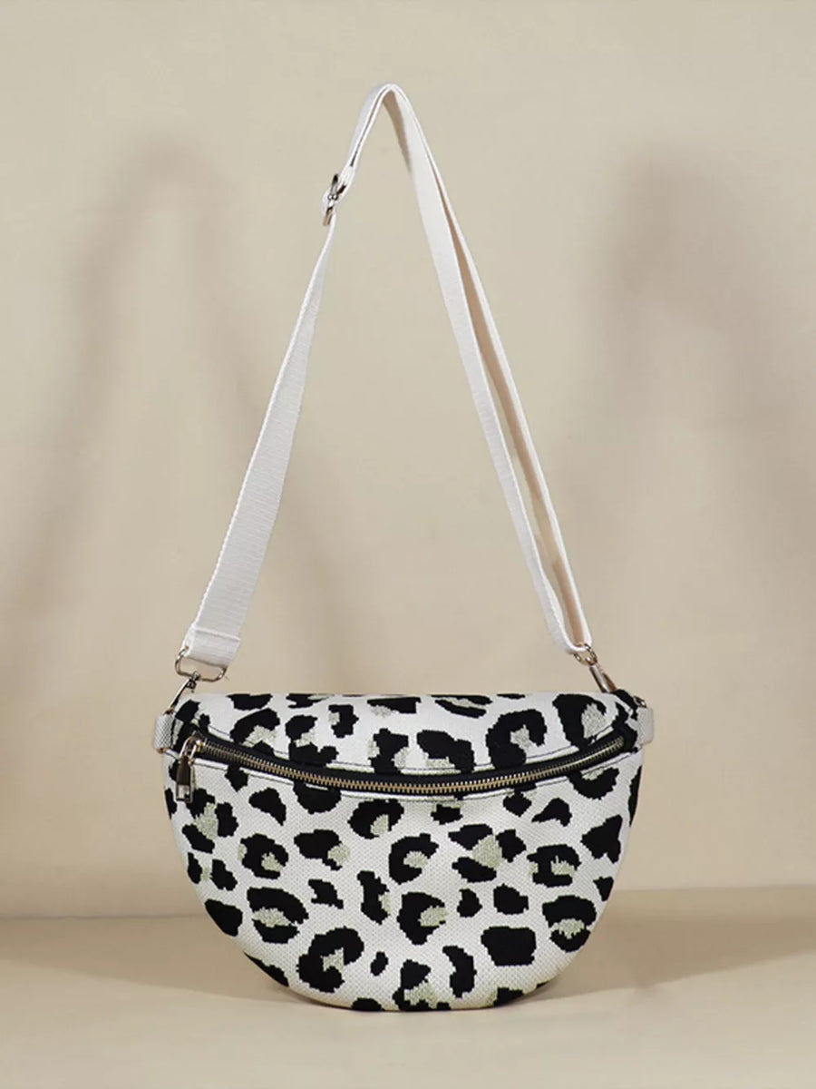 Leopard Print Crossbody Bag in Style A
