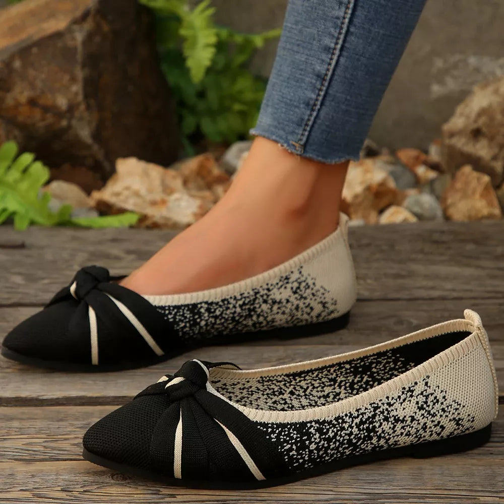 Polyester, Rubber Imported Size &amp flats in Black with pointed toe flat silhouette