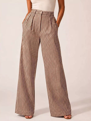 light gray flared wide-leg pants with null