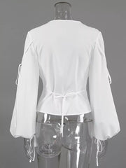 blouse in White