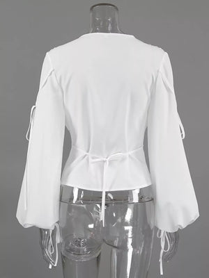 blouse in White