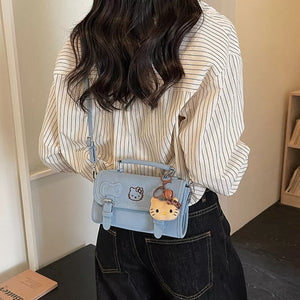 modern crossbody bag in Blue with N/A