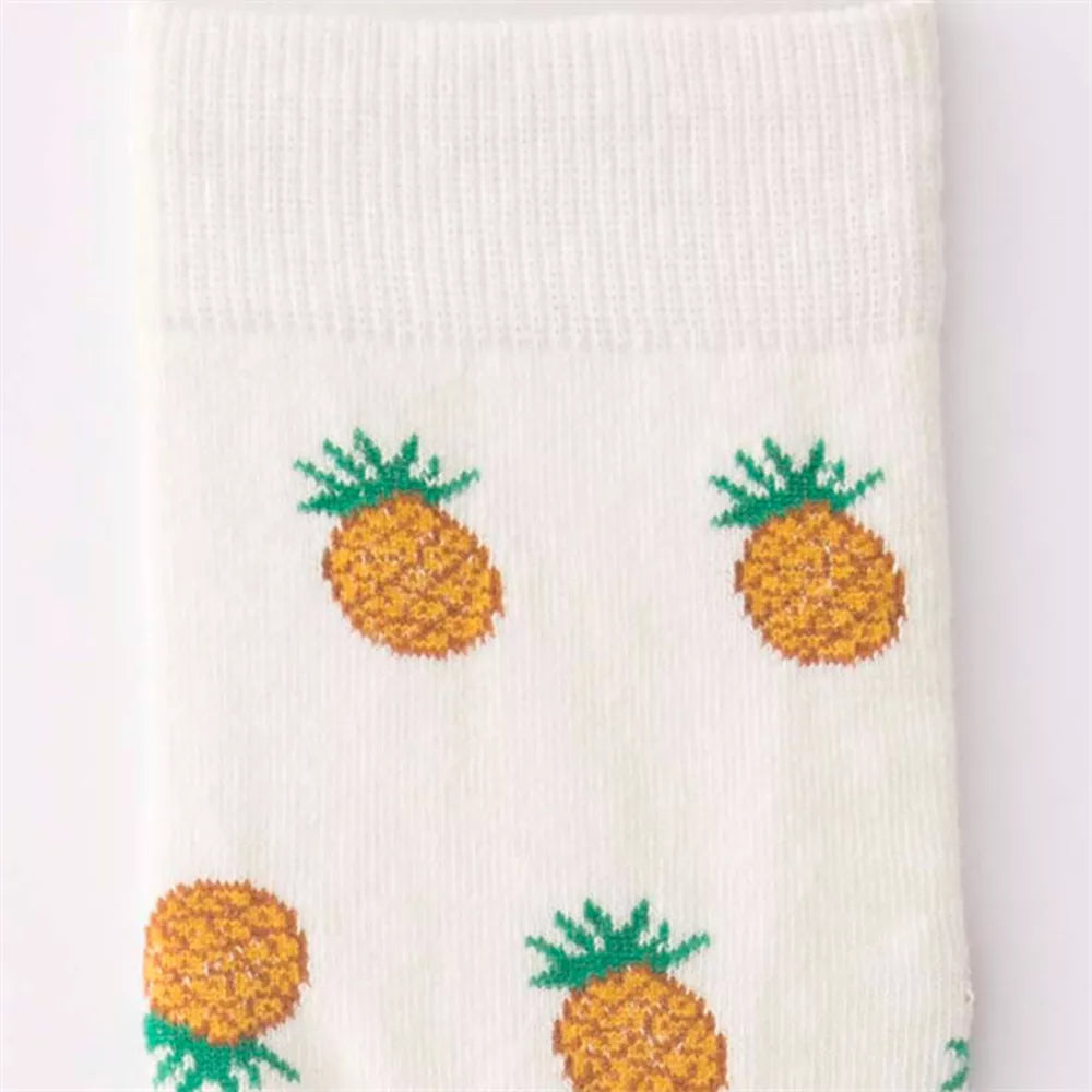socks featuring zebra-print in Yellow with cotton Imported Size &amp texture