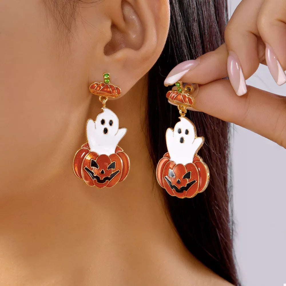 earrings in orange featuring dangle and straight fit