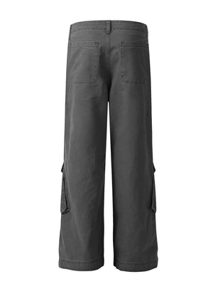 Men's Loose Fit Cargo Pants With Multiple Pockets option 7