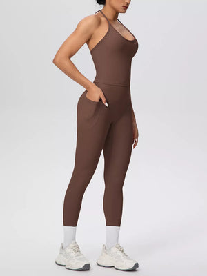 Blush Pink activewear with cropped, full-length and pullover, elastic