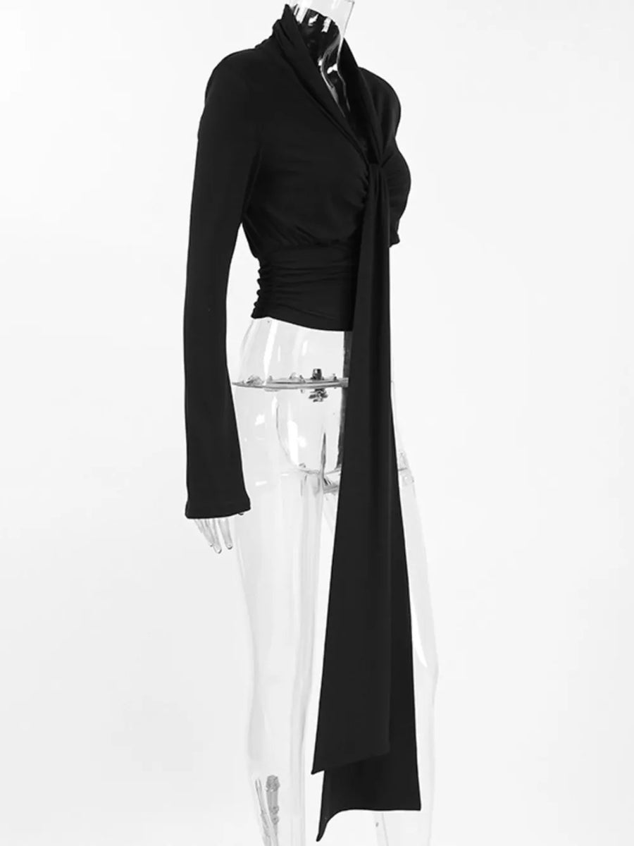 black blouse