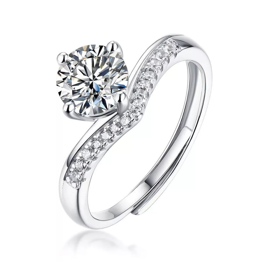 silver ring with none and none