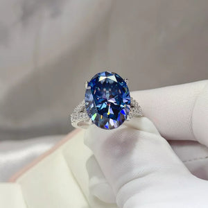 10 Carat Moissanite 925 Sterling Silver Ring option 5