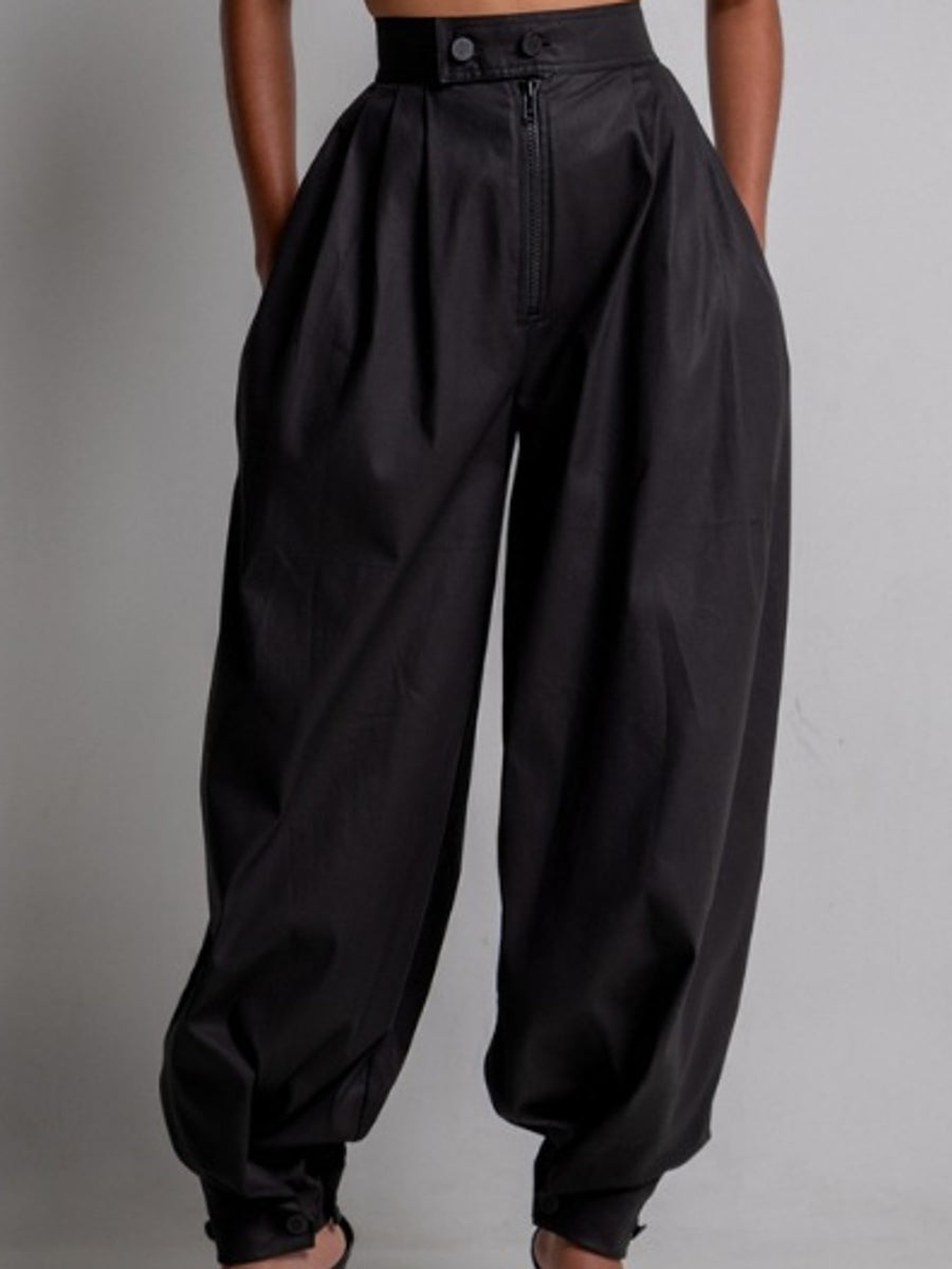 jeans in Dusty Blue with washed and full-length