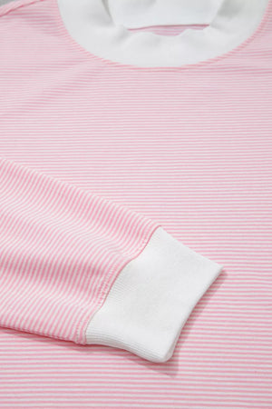 Striped Long Sleeve Top And Pants Set option 10