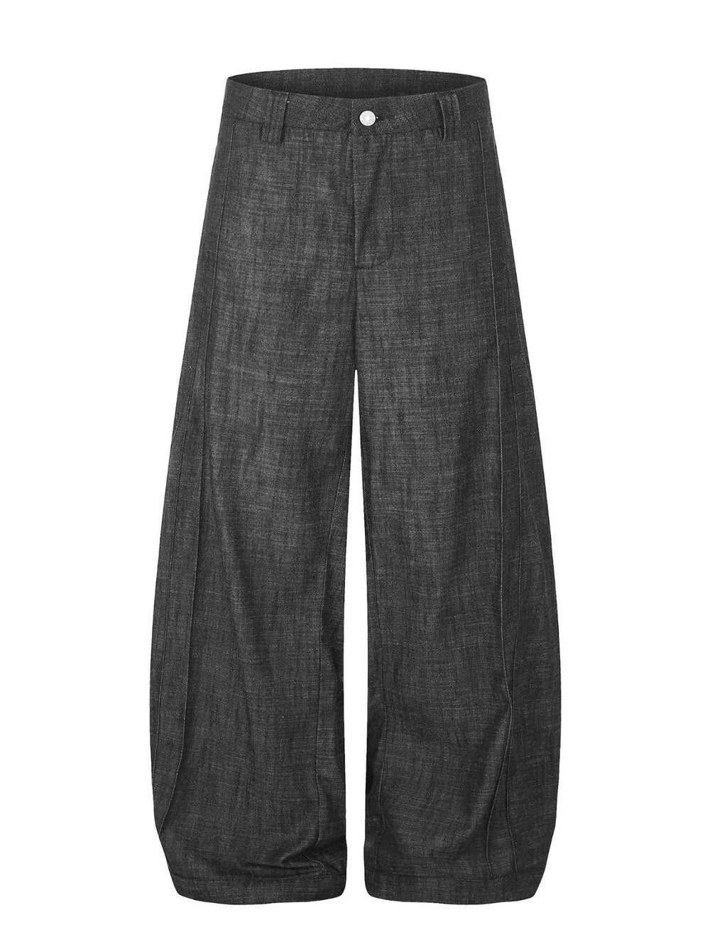 Black Men's Wide Leg Jeans Black