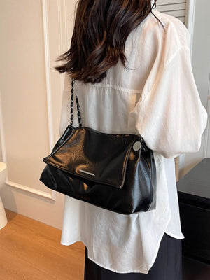 Black shoulder bag