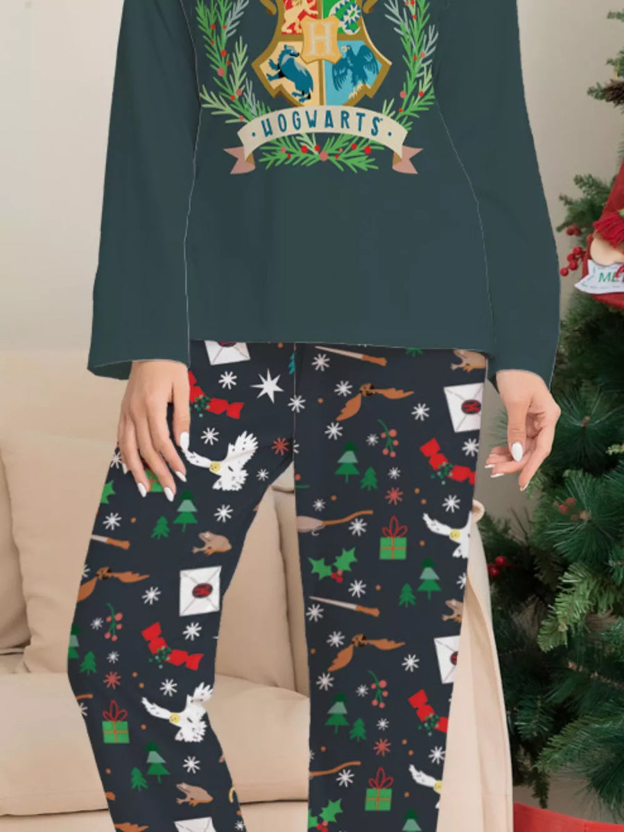 Kid pajama set with hip-length, full-length and pullover, elastic