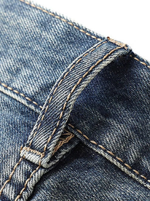 Men's Distressed Loose Fit Jeans option 6