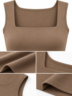 Light Blue tank top with stretch and sleeveless