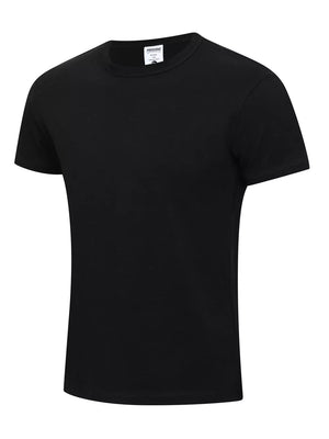 White with Crew-neck Short-sleeve Top in White