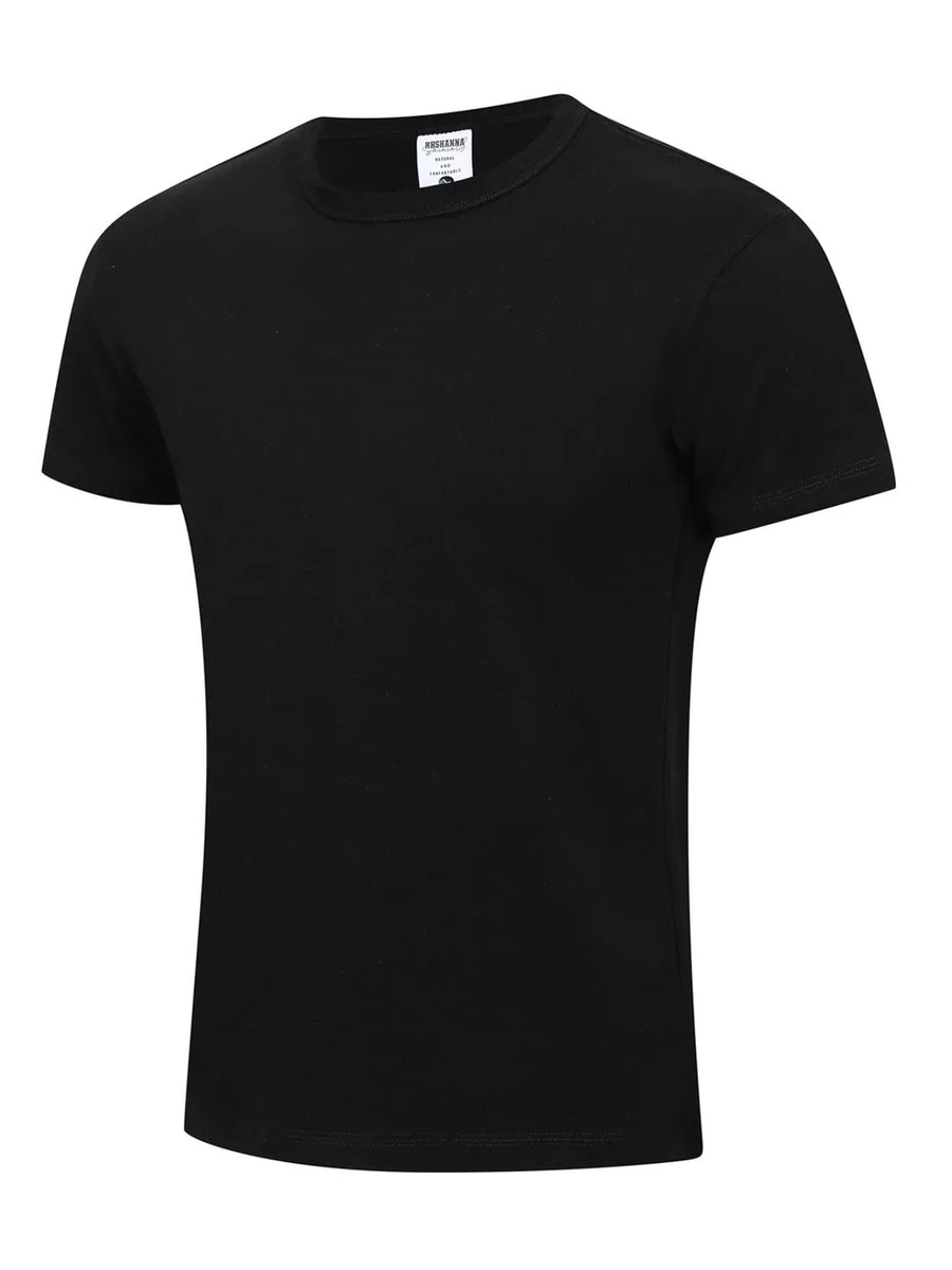 White with Crew-neck Short-sleeve Top in White