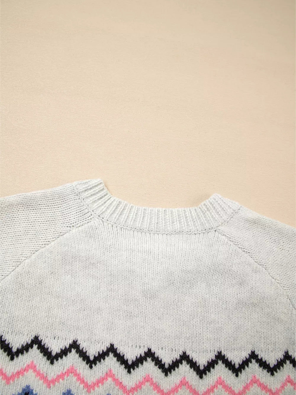 Stripe Geometric Button Up Sweater Cardigan option 9