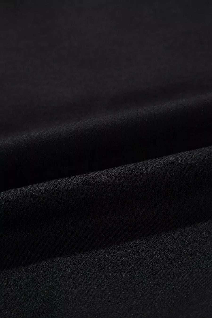 50% polyester, 45% viscose, 5% elastane Care instructions: Machine wash cold sweatshirt and sweatpants set in Black with