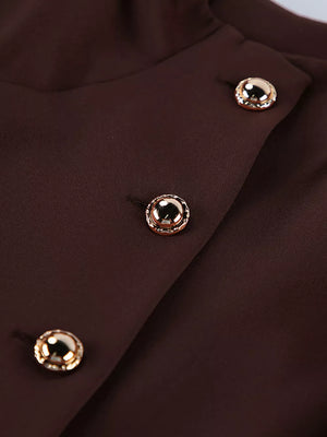 mini dress in Brown