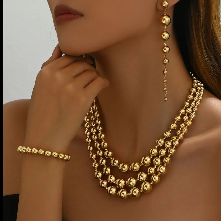 glam jewelry set in Gold with not applicable
