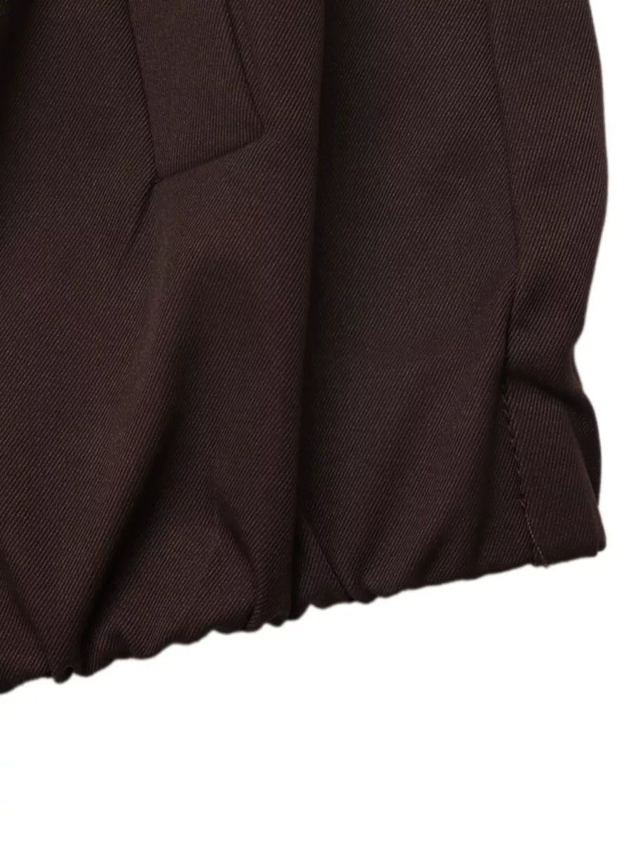 Zip Up Dropped Shoulder Jacket option 8