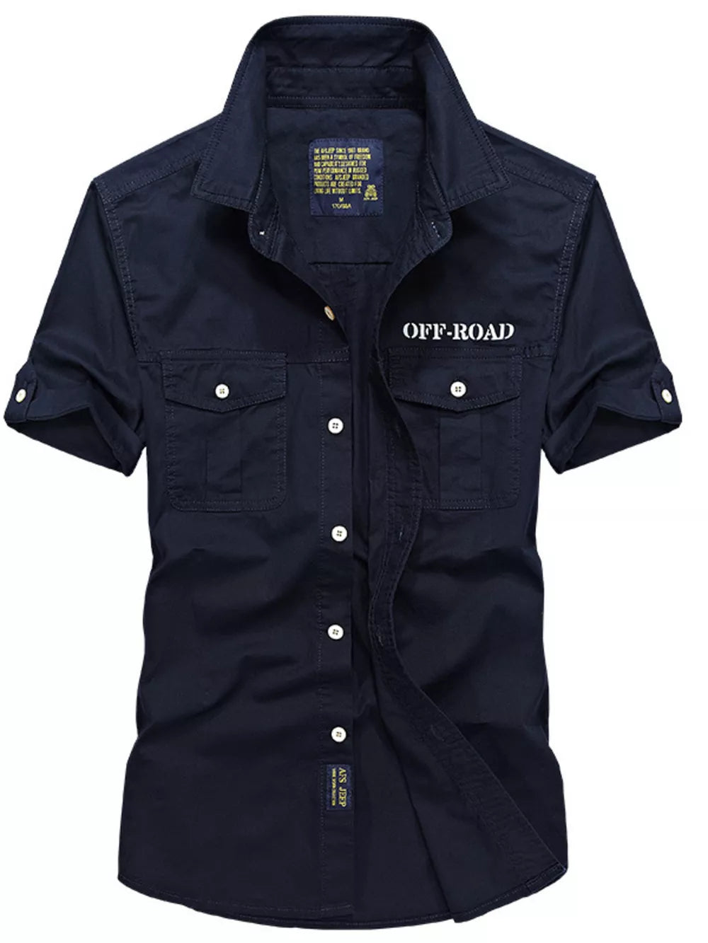 Royal Blue Men S Plus Size Button Up Short Sleeve