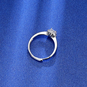 silver ring with none and none
