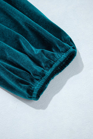 mini dress in Deep Teal with cutout and mini