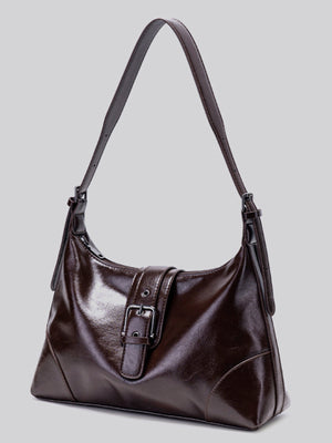 shoulder bag in Coffee Brown