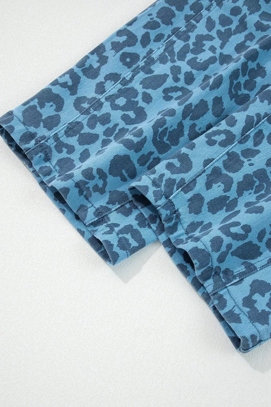 Leopard Print Barrel Leg Jeans, view 13