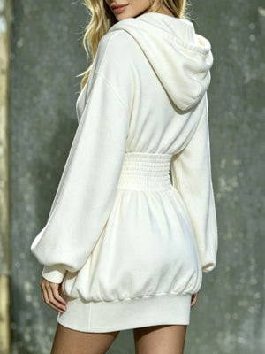 100% polyester Care instructions: Machine wash cold sweater dress in Pink with A-line silhouette