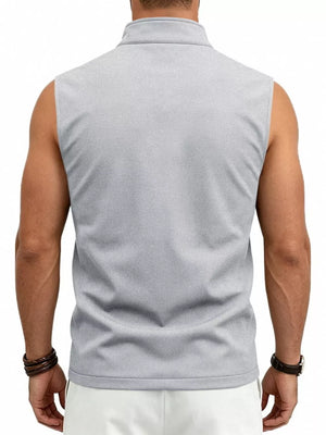 100% polyester Care instructions: Machine wash cold vest in Bright Red with regular silhouette