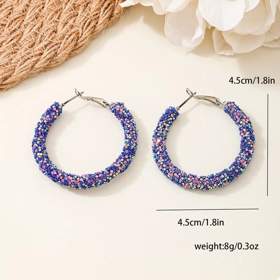 Blue earrings