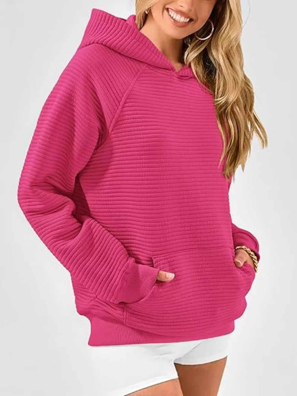 pullover hoodie in Gray