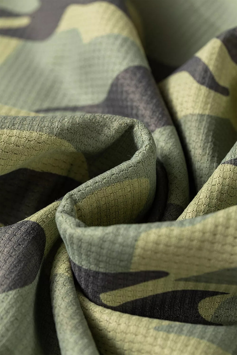 Camouflage Waffle Knit Oversized Sweatshirt, view 13