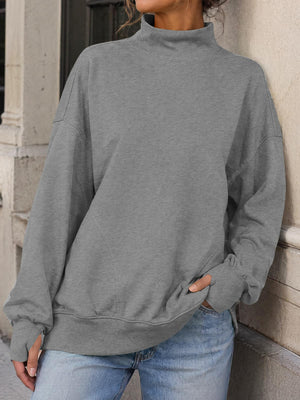 red sweatshirt