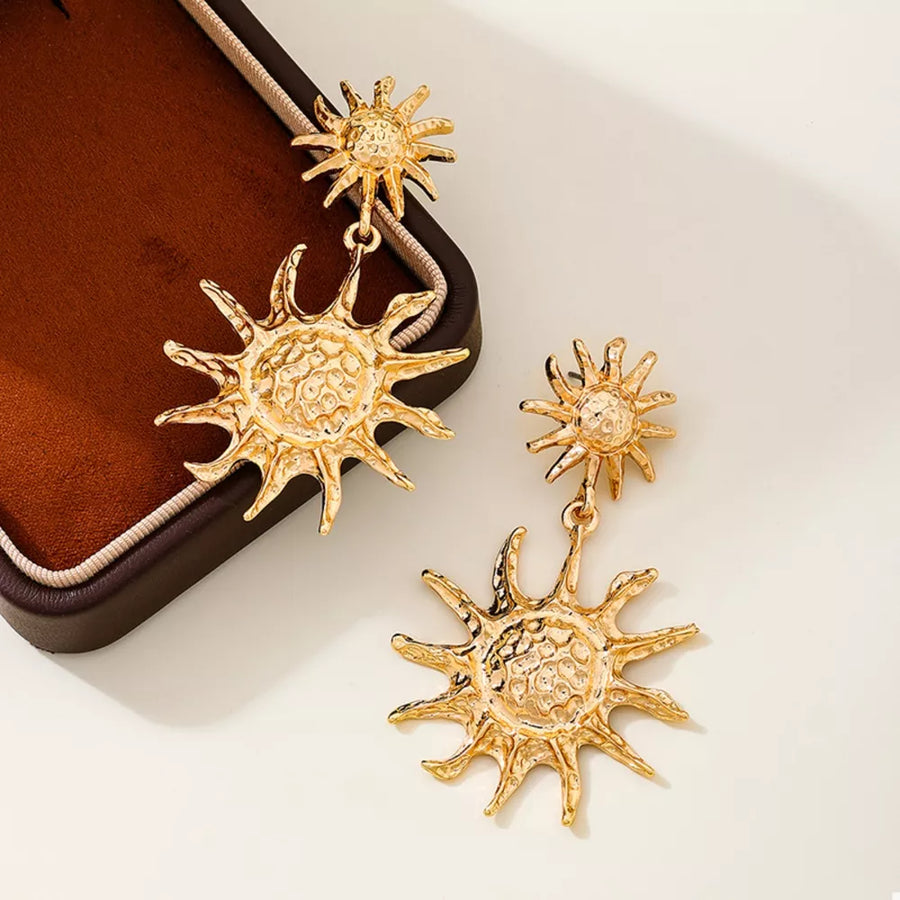 earrings in gold