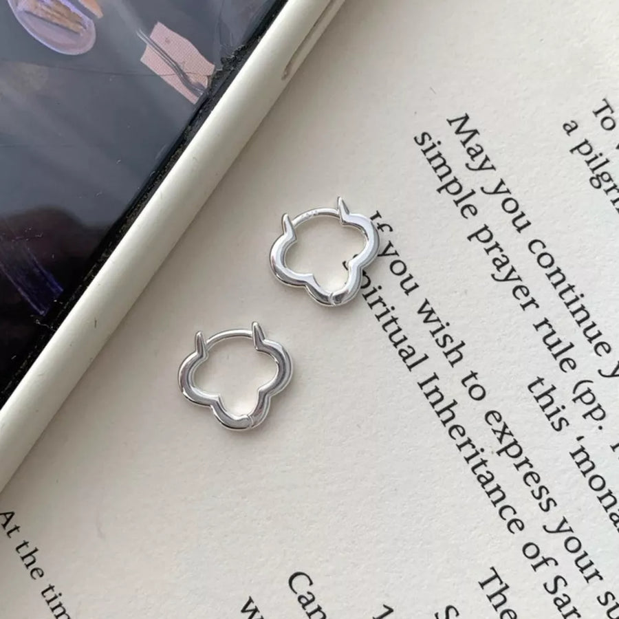 classic earrings in Silver with not applicable