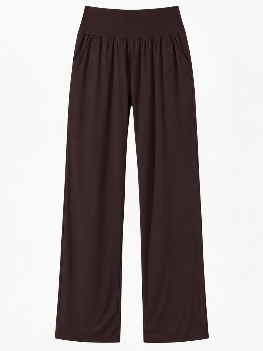 Light Gray wide-leg pants