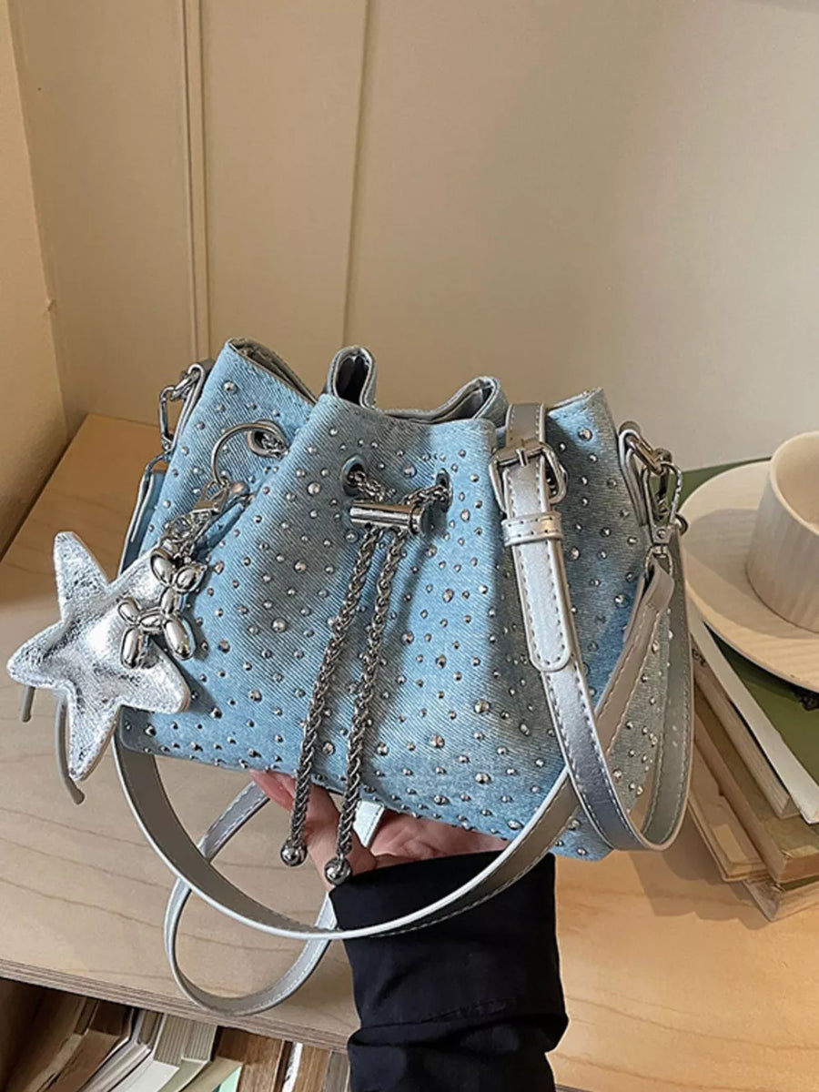 Drawstring Bucket Crossbody Bag option 7