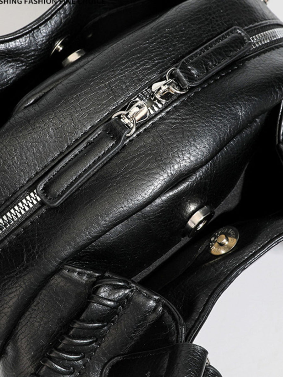 Black shoulder bag