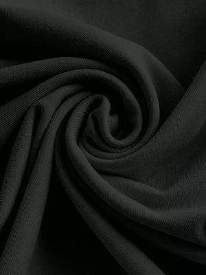 Black Sleeveless Round Neck Midi Dress