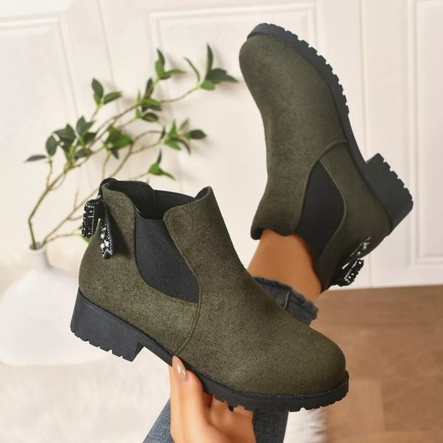 Polyester,Rubber Imported Size &amp boots in camel with ankle boot silhouette