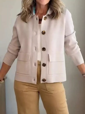 100% polyester Care instructions: Machine wash cold cardigan in Gray with relaxed silhouette