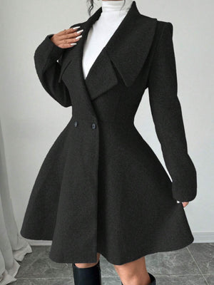 gray overcoat